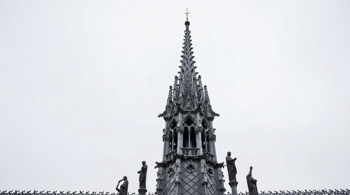 2,000 Oak Trees And The Replica Of The Spire
